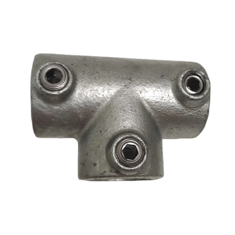 Key clamp FACTORY Structural pipe fittings with jackscrew 104 Long Tee