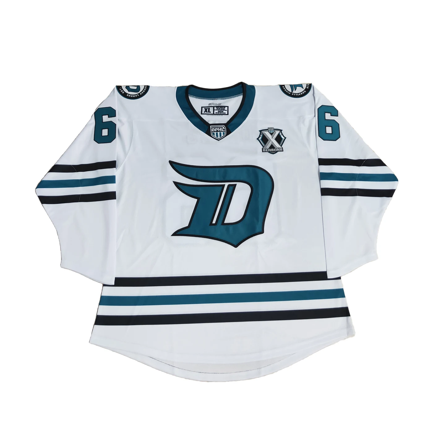 Custom long sleeve embroidery ice hockey team jersey uniforms