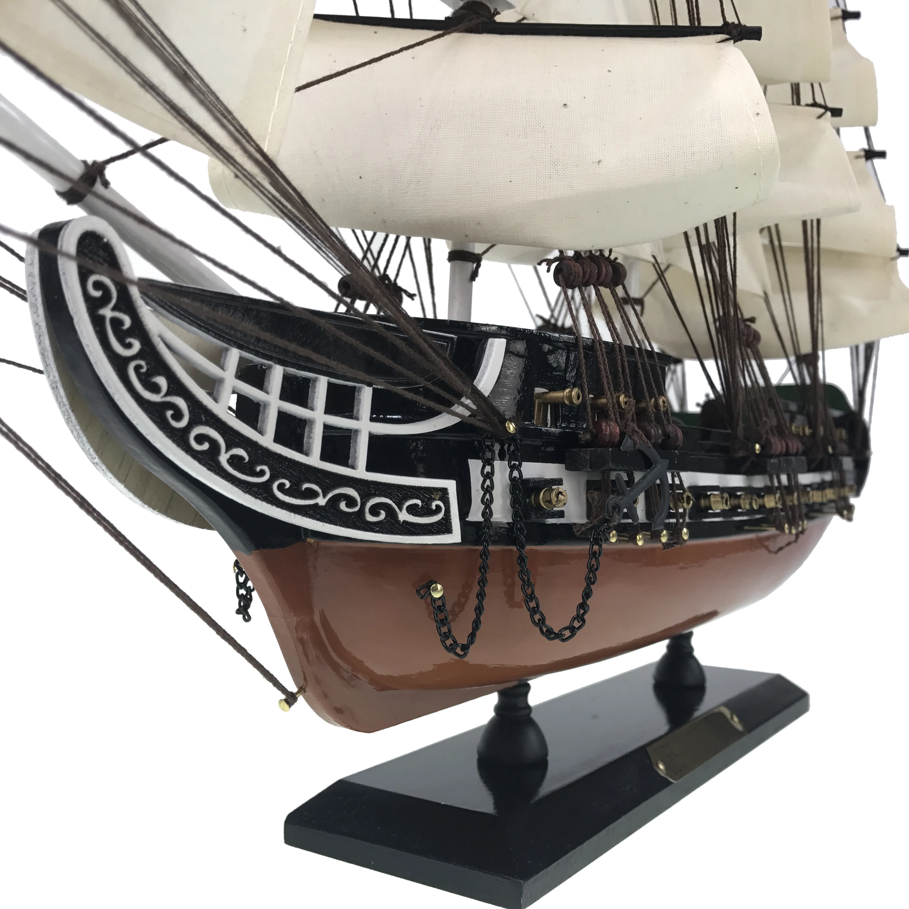 unique home decoration gift ship  USS CONSTITUTION Wooden sailboat model nautical by handcrafted ship model