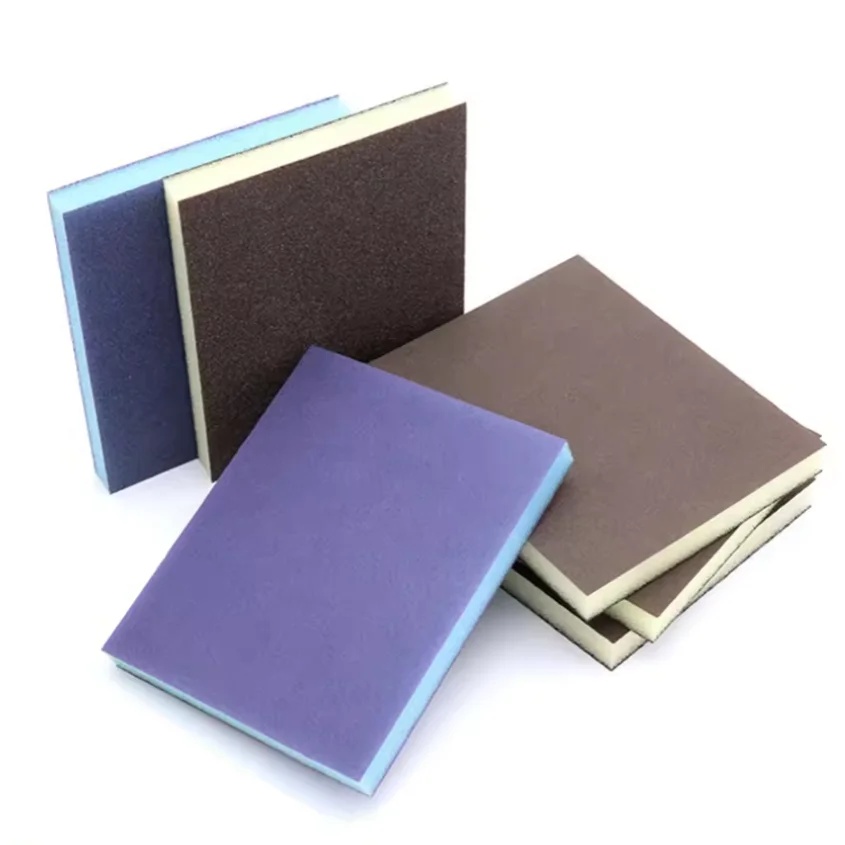 Foam Sanding Block Abrasive Waterproof Grinding Polishing Sanding Block Sponge Sanding Pad for Automotive and Woodworking