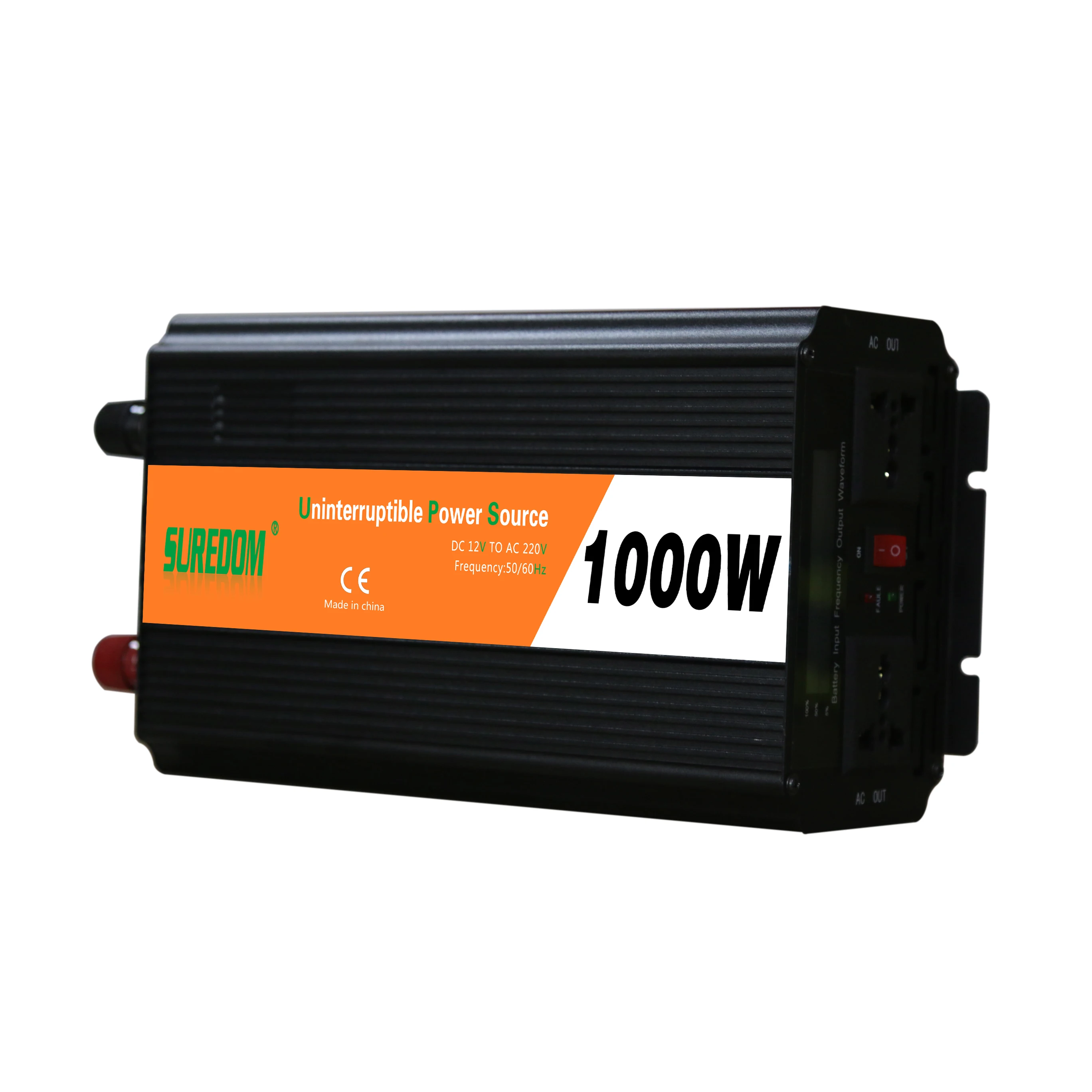 Suredom 1000 Вт модифицированный синусоидальный Солнечный ИБП инвертор с функцией зарядки аккумулятора для бытовой техники