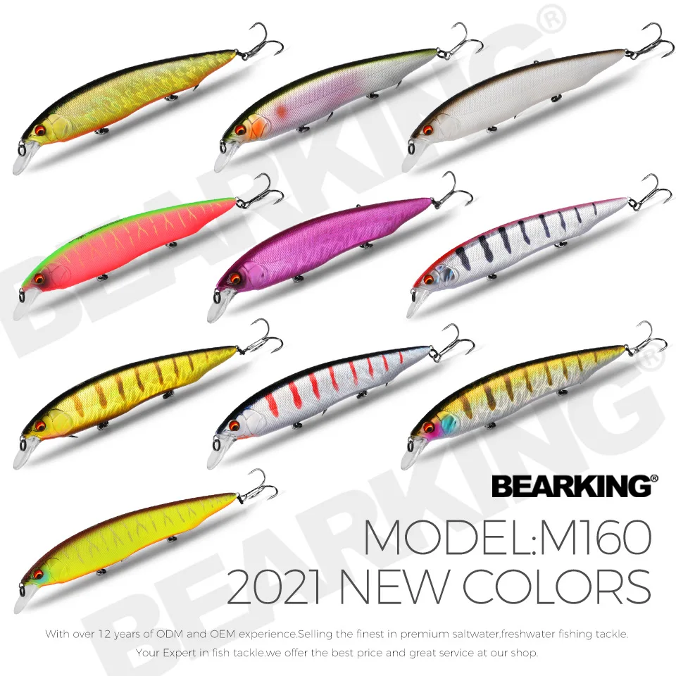 16cm/30g Saltwater Sea Fishing Slow Jigging  Minnow Lures Bait Wholesale Hard Lure Minnow Floating