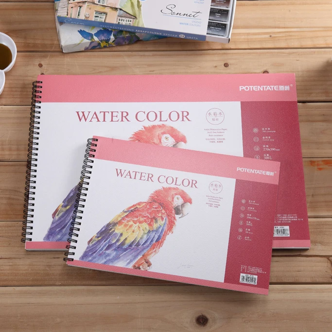 Potentate Artist Painting Drawing Watercolor Paper Pad 16sheets Rough wire bound