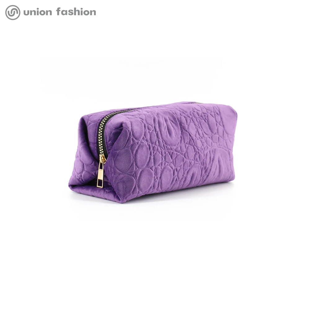 
High Quality Stone Pattern Women Travel Polyester Cosmetic Cheap Mini Makeup Bag 