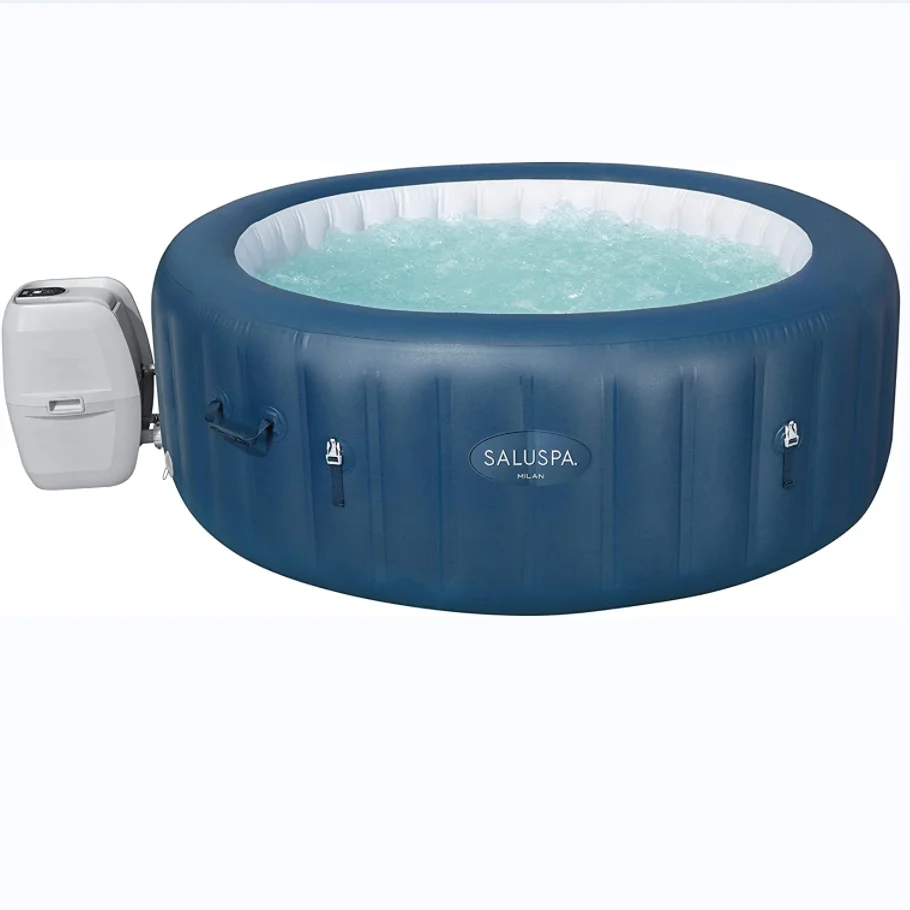 Air Jet Massage Drop Stitch Portable Inflatable Outdoor Square Spa Hot Tubs Spa