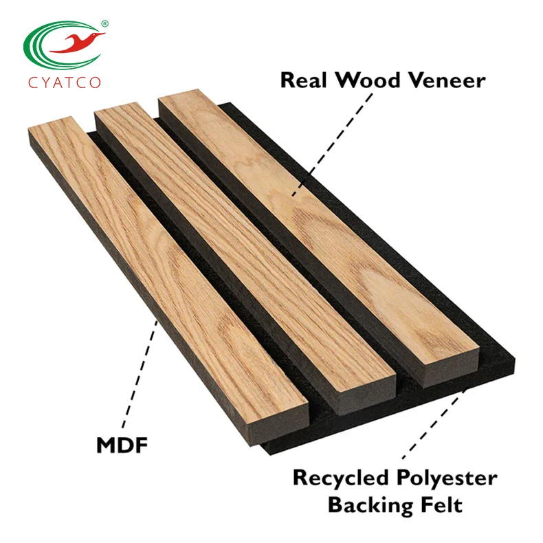 600*2400mm Black Oak Wood Slat Panel Wood Slat Wall Panel Paneles Acusticos Hout For Hotel Office Decor Woodupp Akupanels
