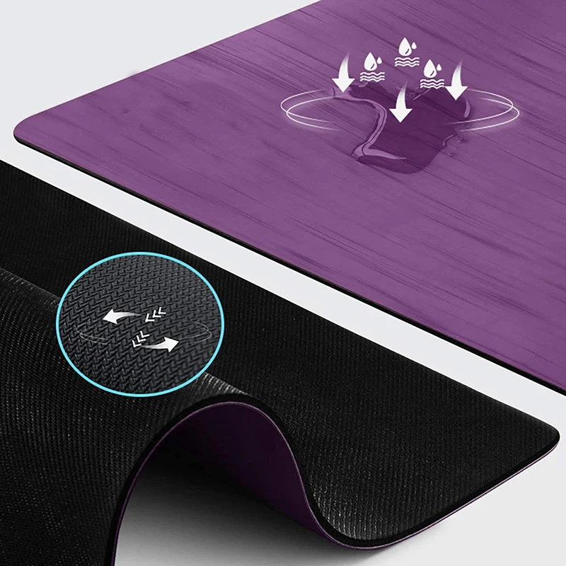 Z&M cheap printing non slip eco rubber manduka PU rubber yoga ma
