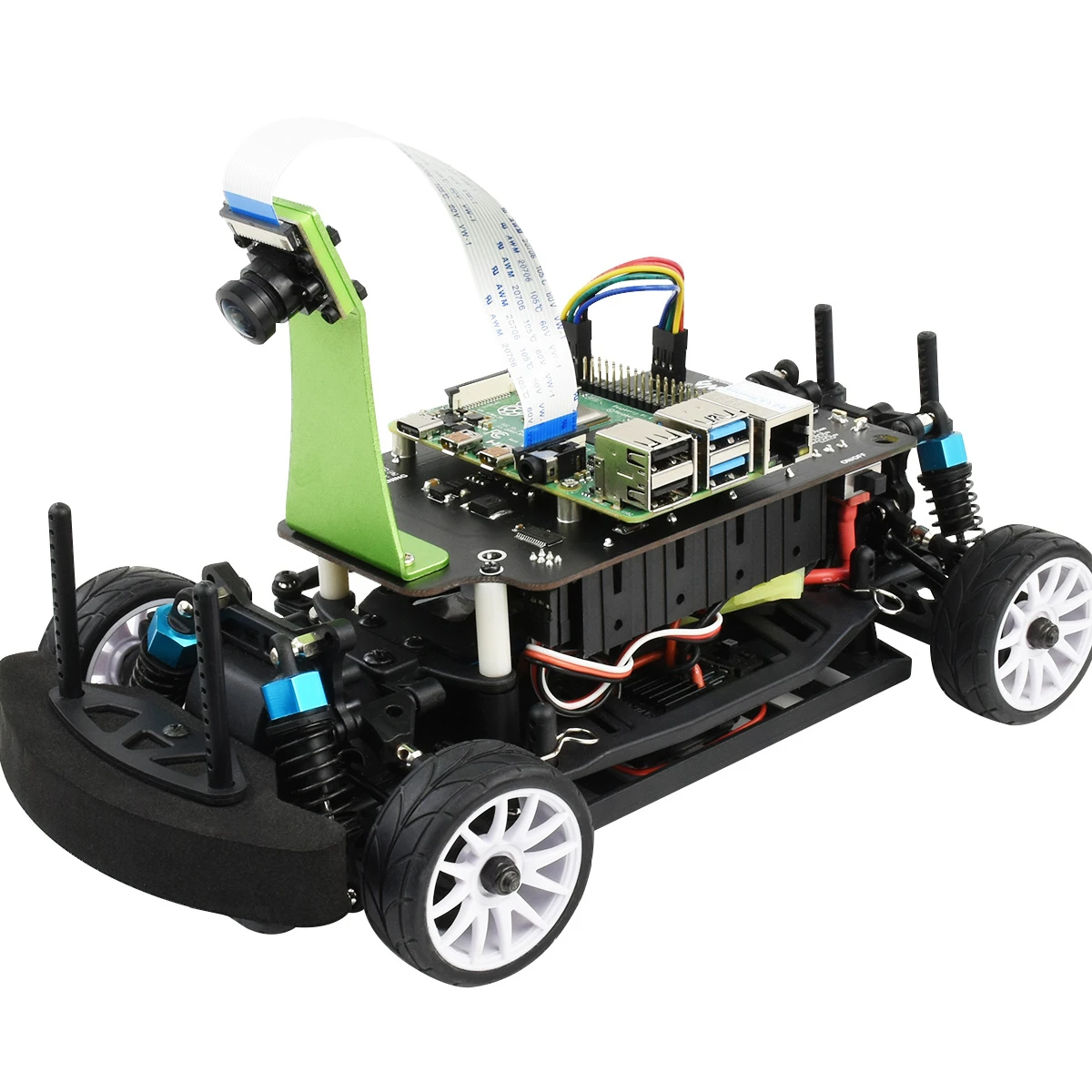 PiRacer Pro, High Speed AI Racing Robot Powered by Raspberry Pi 4, Supports DonkeyCar Project, Pro Version