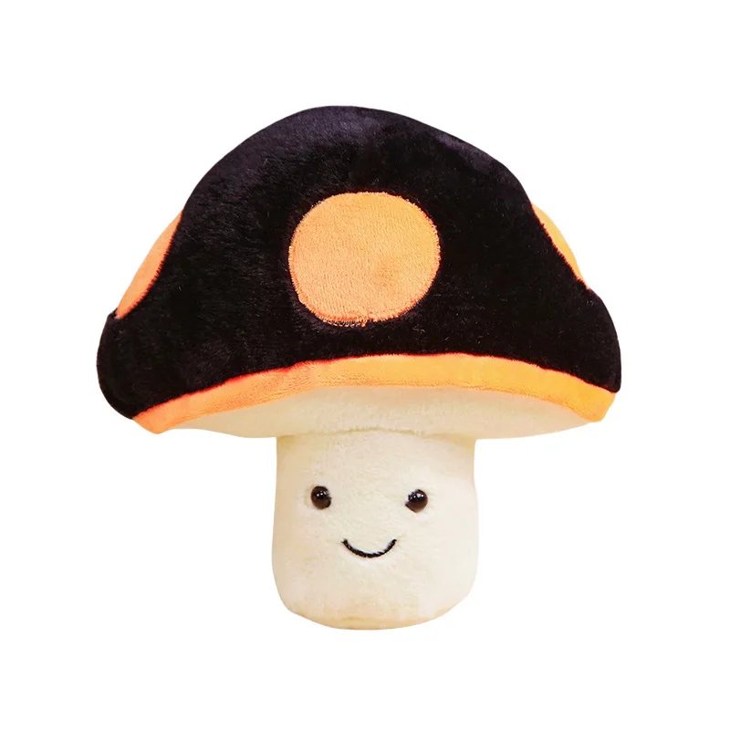 Cute red green brown stuffed mushroom plush toy kids soft plush mushroom throw pillow mushroom plush toys