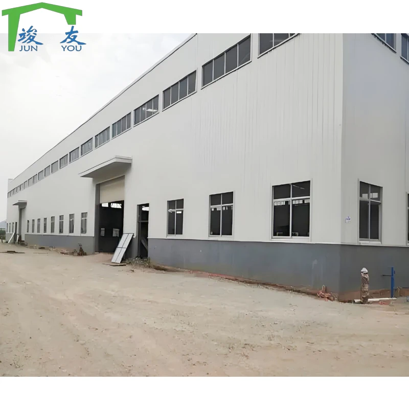 Hot Dipped Galvanized Steel Frame Workshop Curved Roof Structural Steel Workshop Customized Steel Warehouse Workshop Building