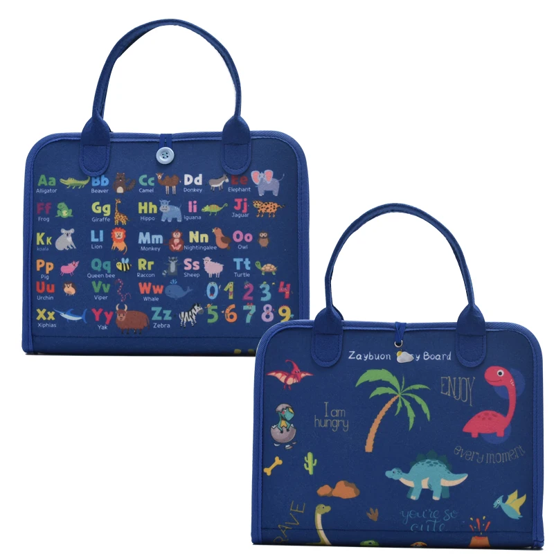 Felt Busy Board Educational Learning Toys for Toddlers Interactive Sensory Activities Board