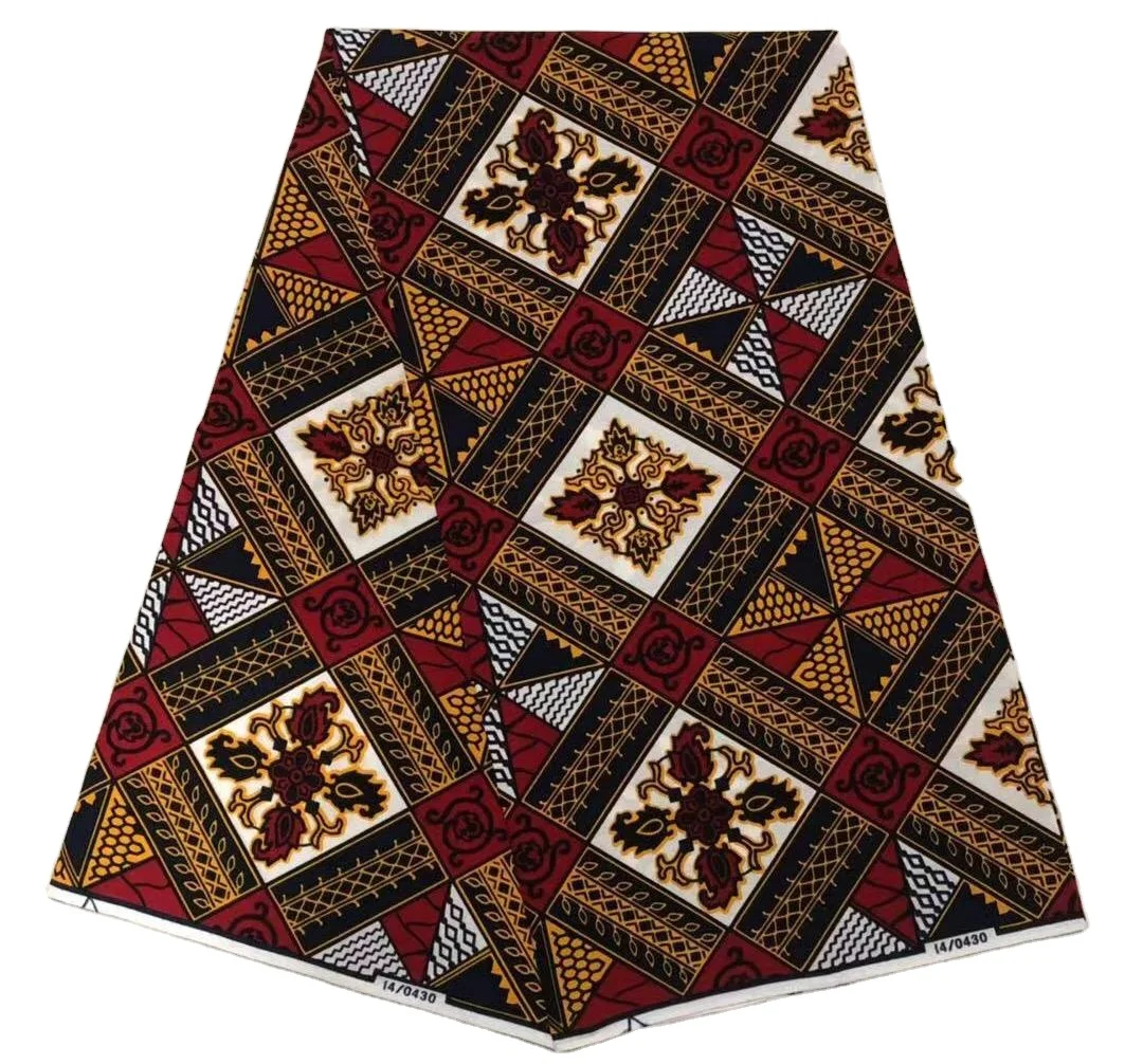 
Wax africain ankara fabric african real wax luxury print fabric from china 