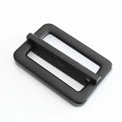 High quality strap adjustable center bar Tri-glide metal side release bag buckle