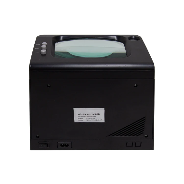 DC-107DB Banknote Detector Machine Currency Detector for Detecting Fake Money for Money Testers in Banks Financial Institutions
