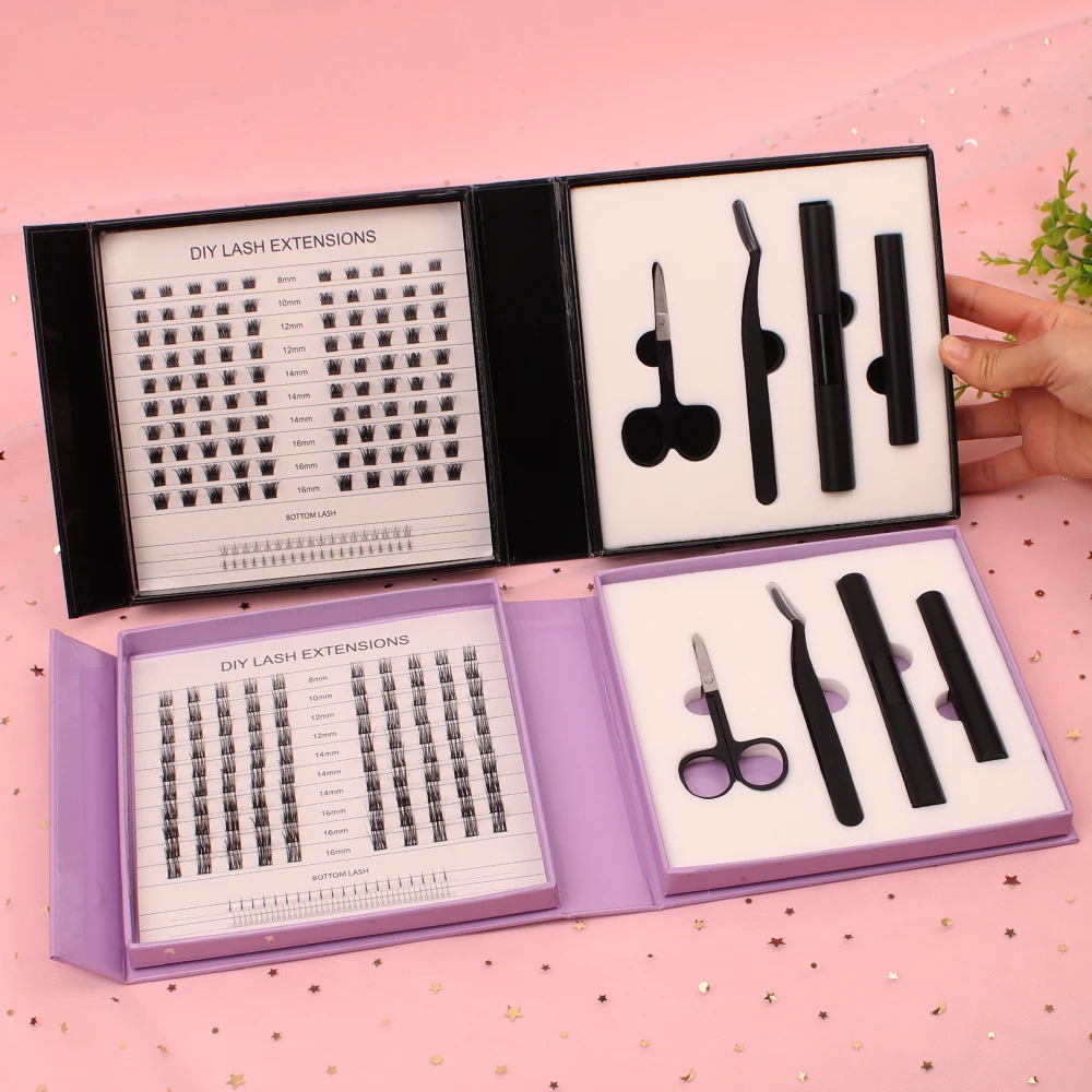 Заводская цена оптовая продажа сегментированные ресницы