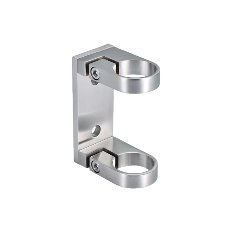 Customized steel pipe link stainless steel joint Circular Fascia Mount Bracket for Round Baluster Post
