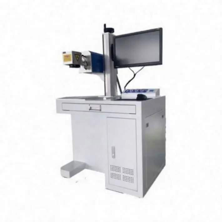 Low Price Portable 20W Gun Laser Marking Machine With Visual Positioning System