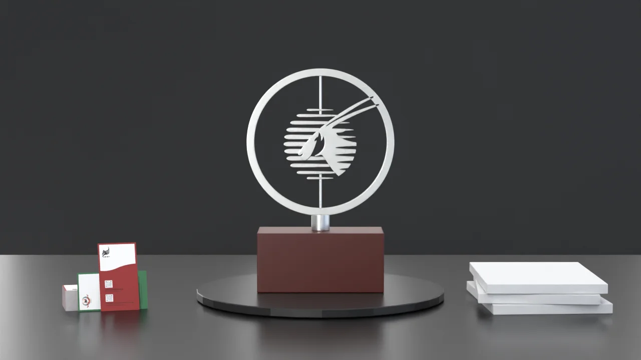 Desktop Decoration Custom Silver Antelope Head Ornament Leadership Memento