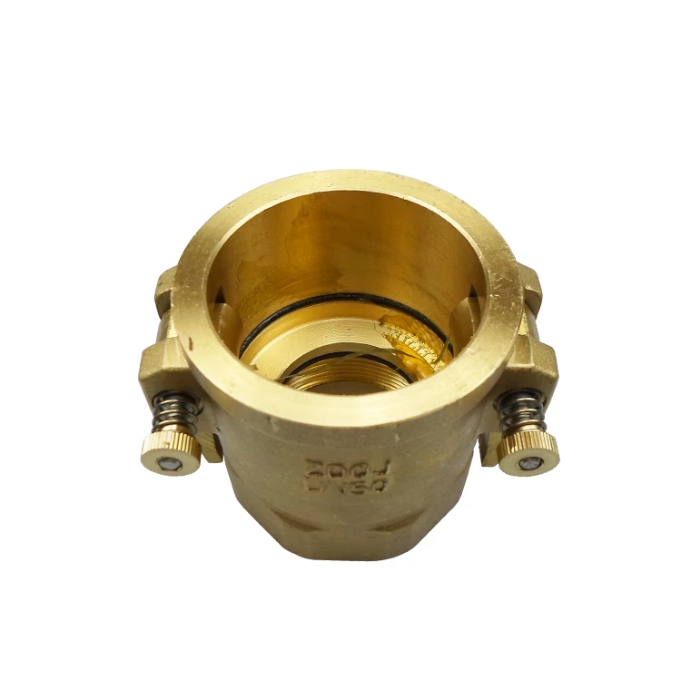 
Brass hose connection to quick connector 