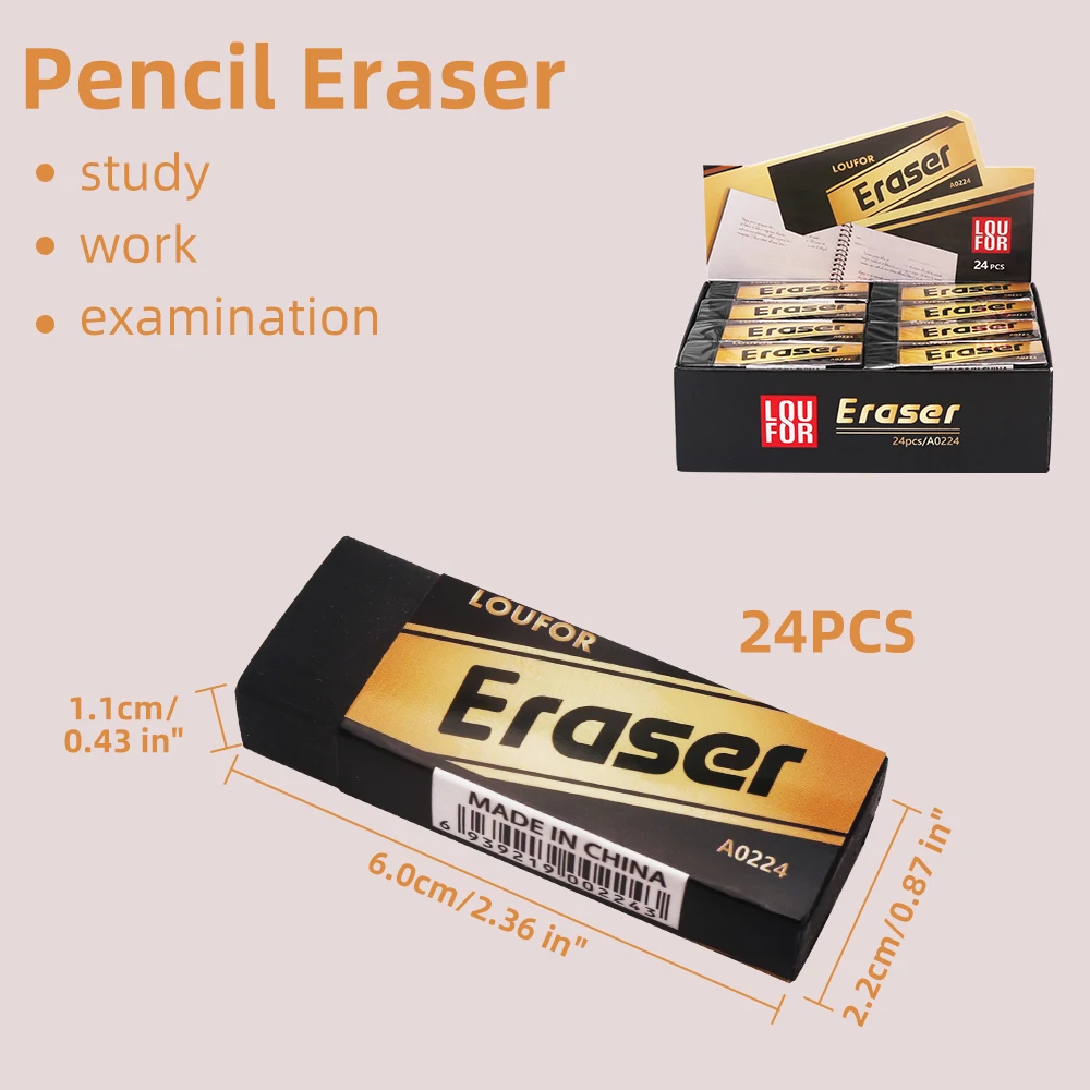 Wholesale good quality Price Promotional Office School Stationery office eraser with custom service