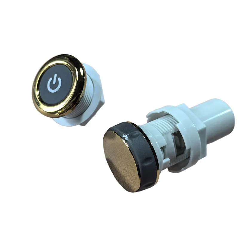 Waterproof On Off Push Button Bathtub Tub Bathtub Pneumatic Air Switch