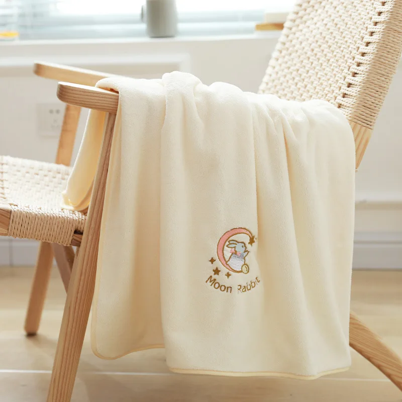 Autumn and winter absorbent quick drying bath towel for adult men and women large non-hair soft household