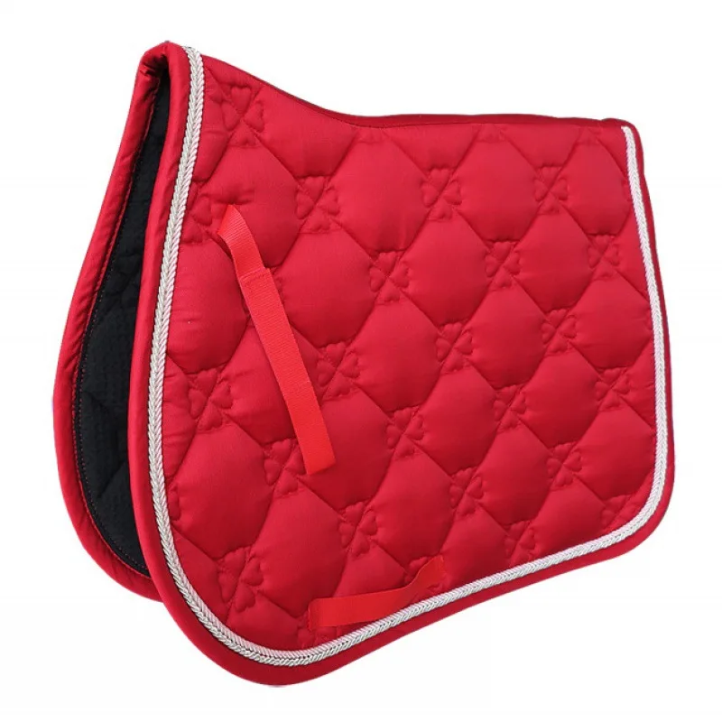 Equestrian Royal Square Quilted Cotton Comfort English horse Saddle Pad All Purpose Diamond Quilted Western  horse Saddle  pad
