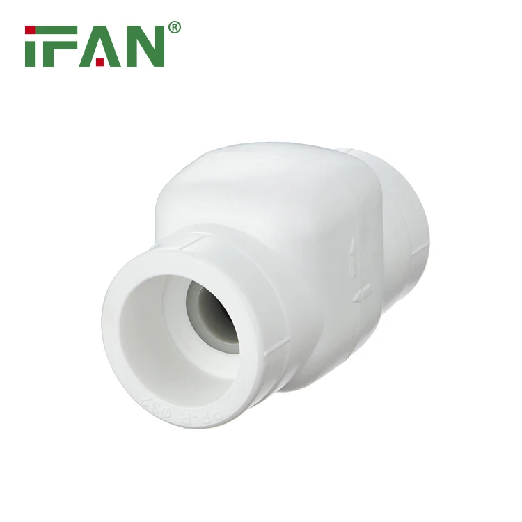 Ifan 20-32mm Ppr Non Return Valve Check Valves One Way Plastic Ozone Check Valve