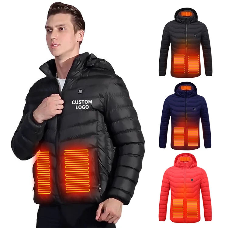 2022 Factory Wholesale Lightweight Insulated Warming Hoodie Winter Coat Clothes Heated Jacket