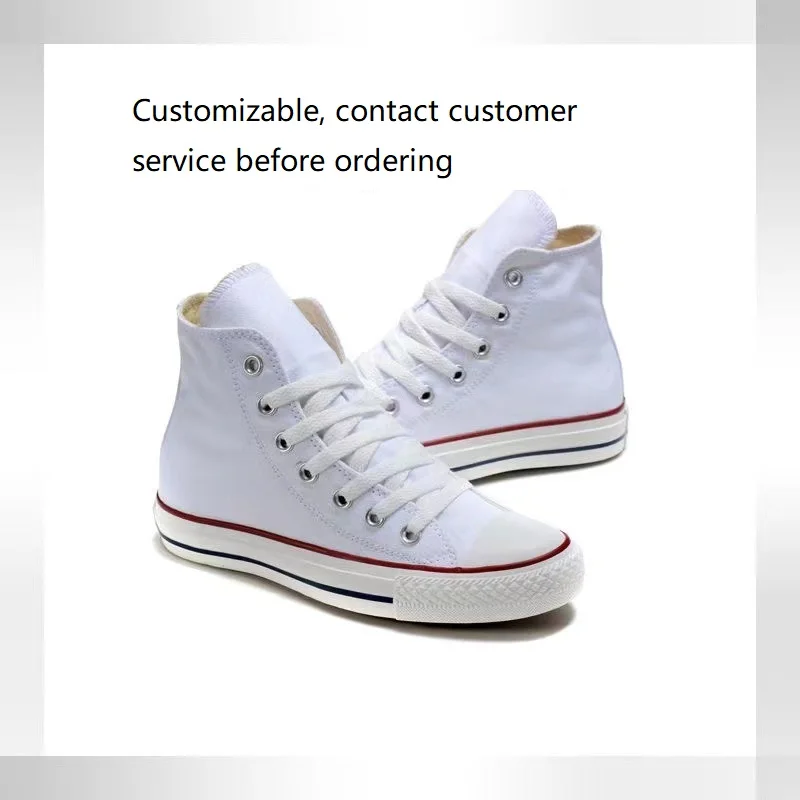 High Top Canvas Shoes Lovers Shoes Simplicity Trendy Shoes for Students