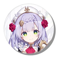 Genshin Impact Game Pin Cosplay Ganyu Hutao Cute Design Brooch Gift Shirt Backpack Lapel Badge