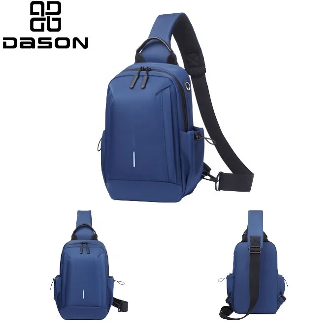 Custom RPET Sling Backpack for Men Chest Backpack