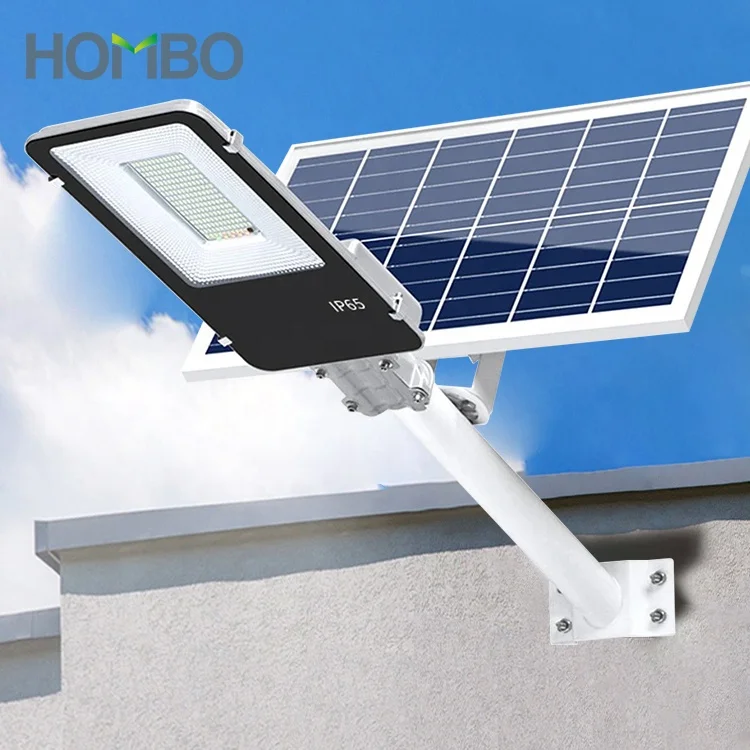 HOMBO Energy Saving Time Control 100w 200w 300w 600w 1000w Split Solar LED Street Lamp