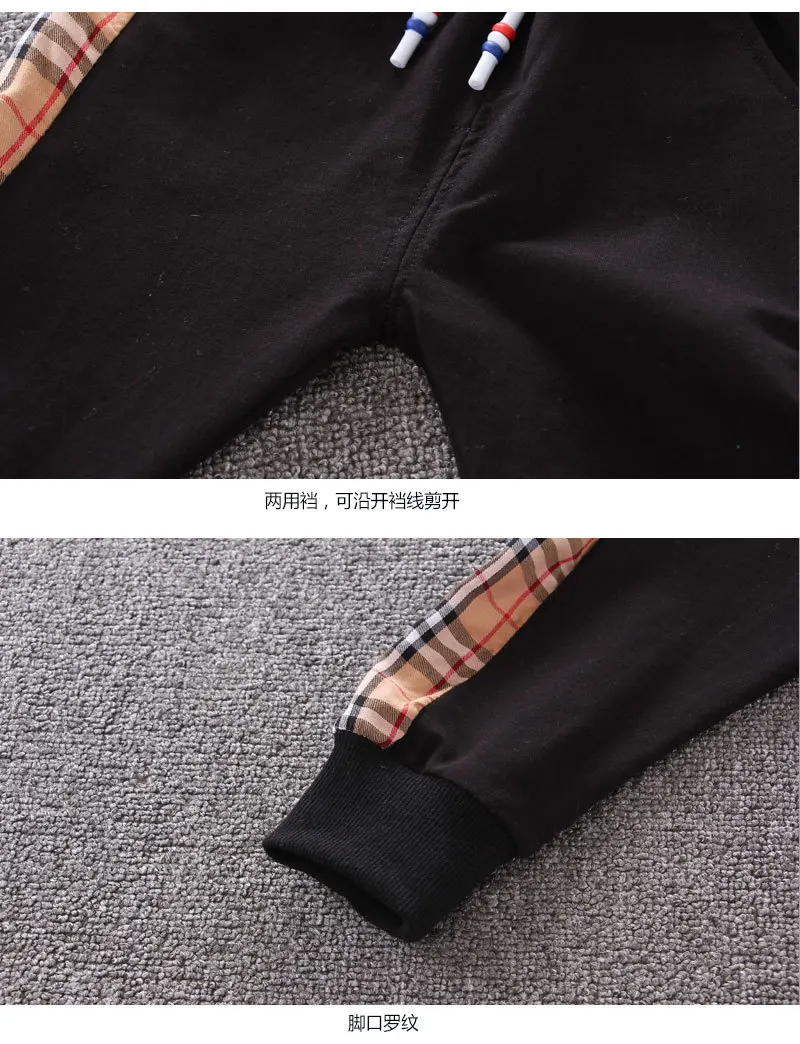 New designer kids suit wholesale baby boys fall casual clothes 1-5Years children autumn clothing sets