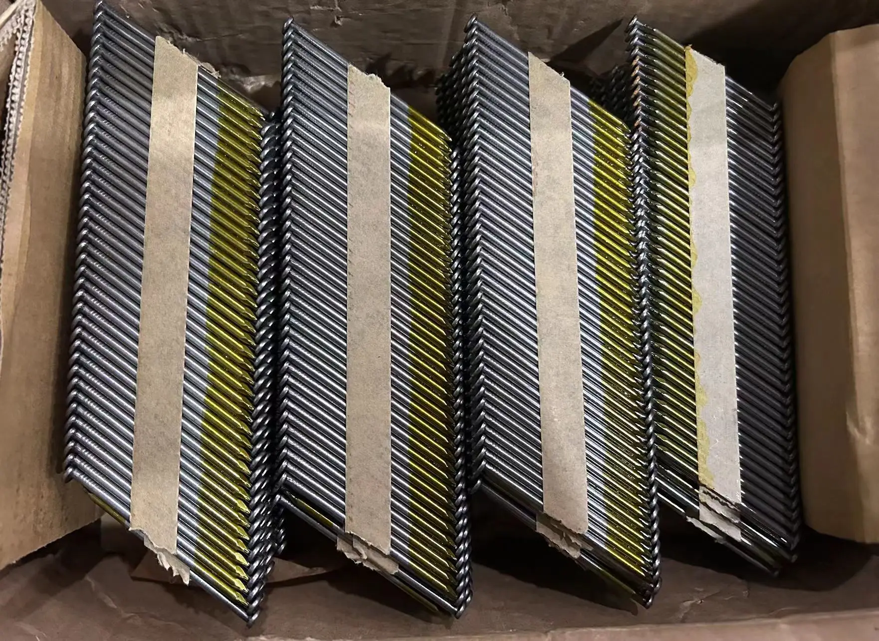 Clipped Head Nail 30 34 33 Degree Paper Collated Framing Nails with Ring Spiral Smooth Shank Types