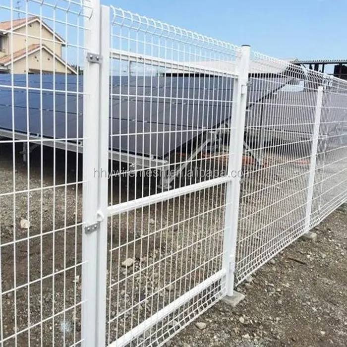 Customized Galvanized/PVC Coated Wire Mesh Fence with Metal Frame Security Fence Accessories Farm Sports Fencing