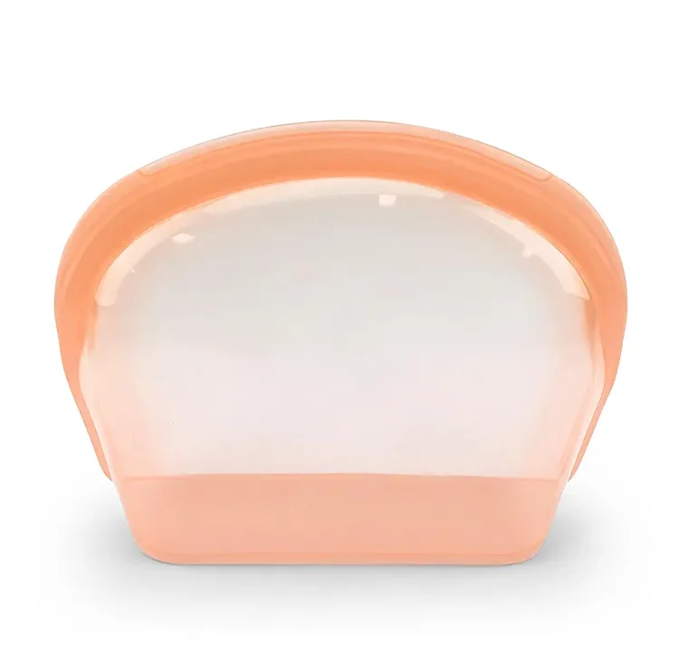 1000ML Foldable Silicone Bag Collapsable Base Stand for Easy Filling Eco-conscious Products Sett for Ice-cream Making Meal Prep