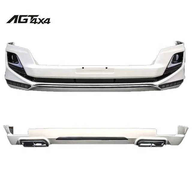AGT4X4 Car front rear body kits bumper With light Plastic For Land Cruiser PRADO FJ150 2014-2017 Auto body kits