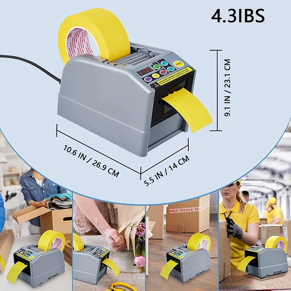wholesale automatic auto tape sticker dispenser cut electric adhesive machine