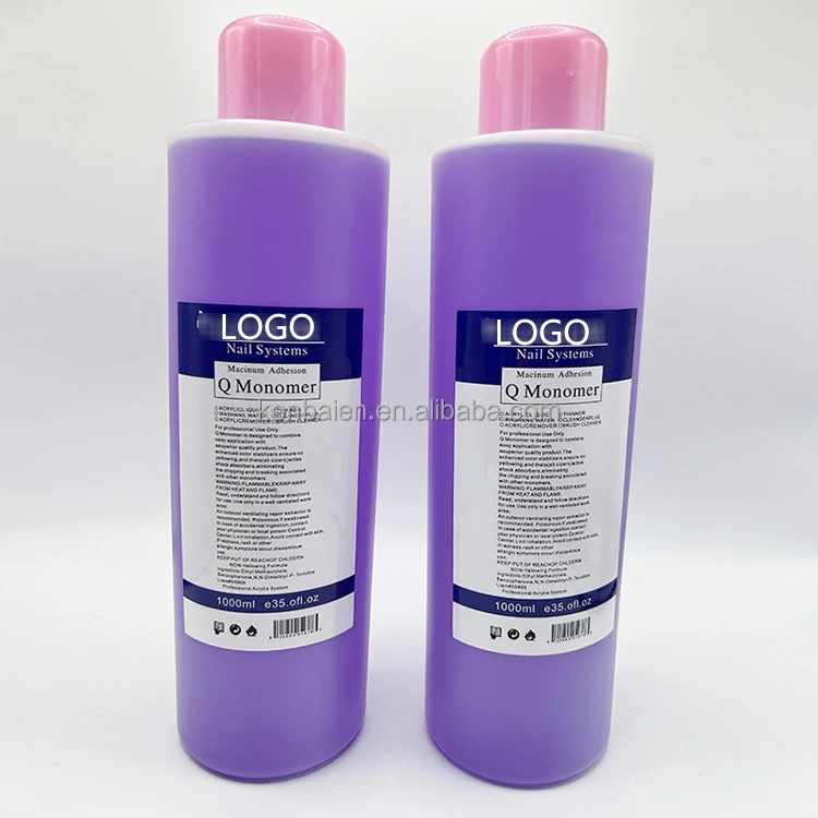 High Quality Professional Private Label 1L 1000Ml 500Ml 150Ml Monomer Acrylic Liquid For Nails