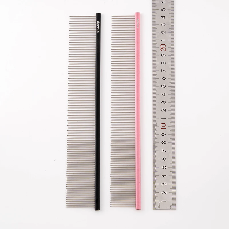 Pet supplies pet cleaning grooming stainless steel comb hair remover metal comb for pets