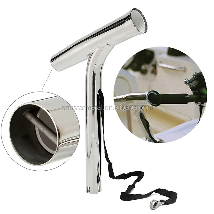 Outrigger Fishing Rod Holder for Boat Truck Plug-in Marine Stainless Steel
