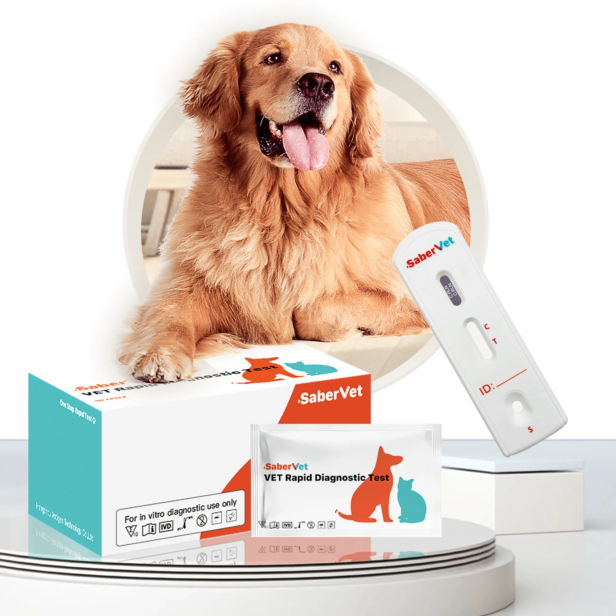 Animal Pregnancy Test Canine Relaxin Rapid Test Kit C.RLN Test Wholesale Prices
