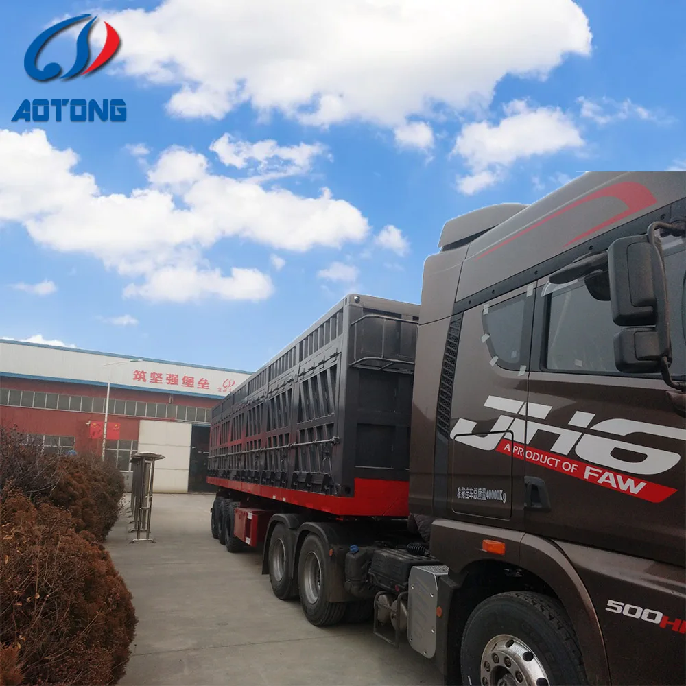 heavy duty 3 axles swing open type cargo box van semi trailer wing dry van type cargo box semi trailer