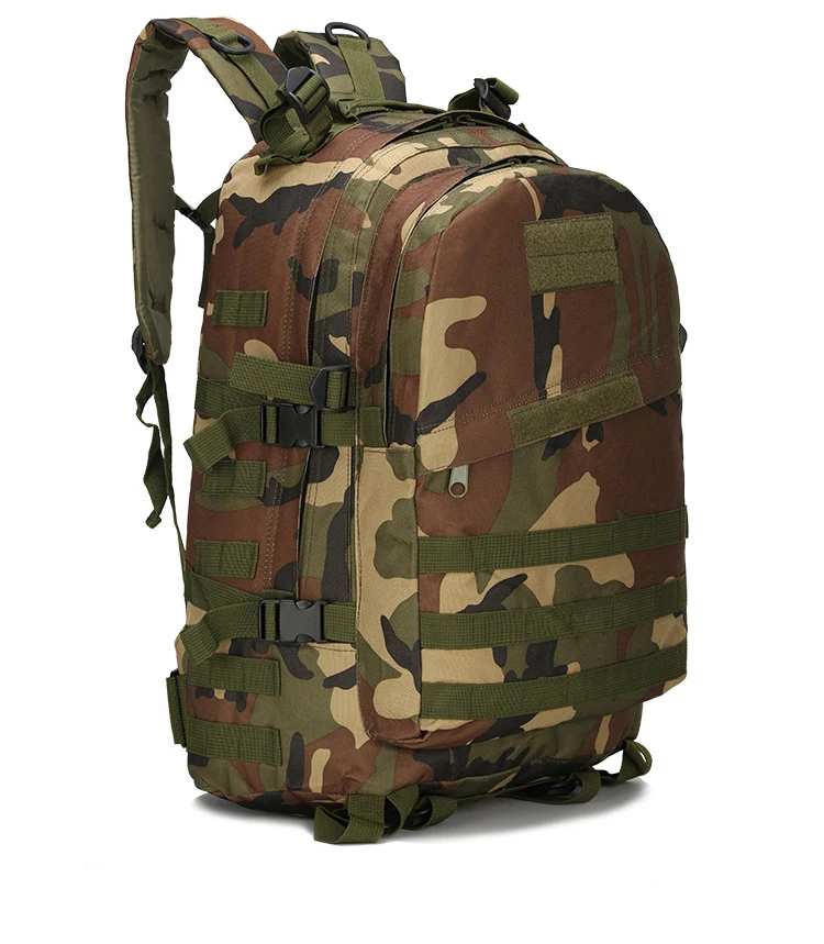 Mydays Outdoor Multifunction Waterproof Portable Molle Water Bottle Storage Outdoor Camping Tactical Leisure Backpack with Strap