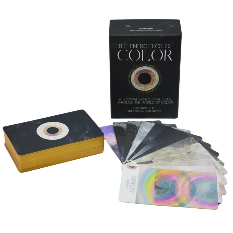 Голографические карты Таро с золотыми краями