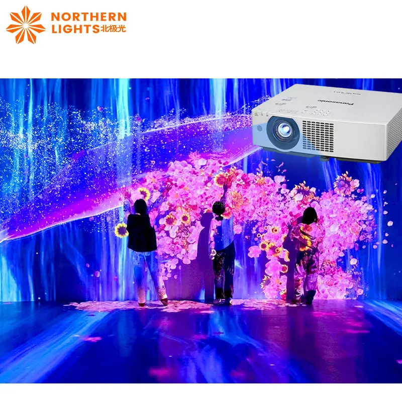 Indoor Augmented Reality Immersive Projector Machine 360 Full Screen Projection Wall Floor