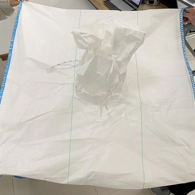 
Factory Low price bulk bag FIBC big 500kg 1000kg Jumbo Bag Dimension for hydrated lime fly ash 