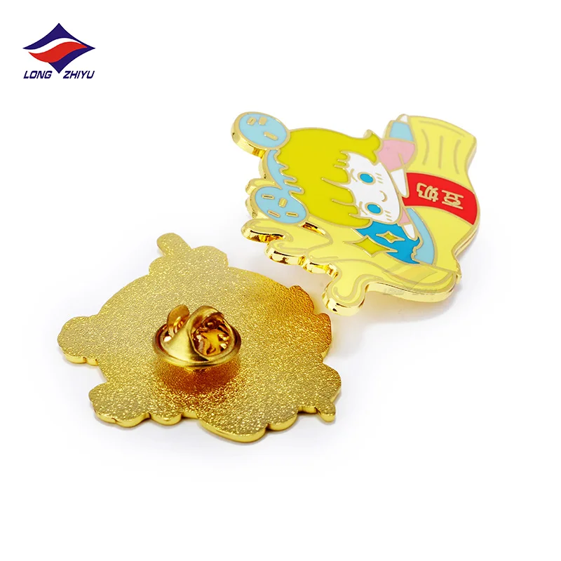 Longzhiyu Bespoke Lapel Pins Custom Logo Hard Enamel Pin Badges Metal Crafts for Promotional Gifts