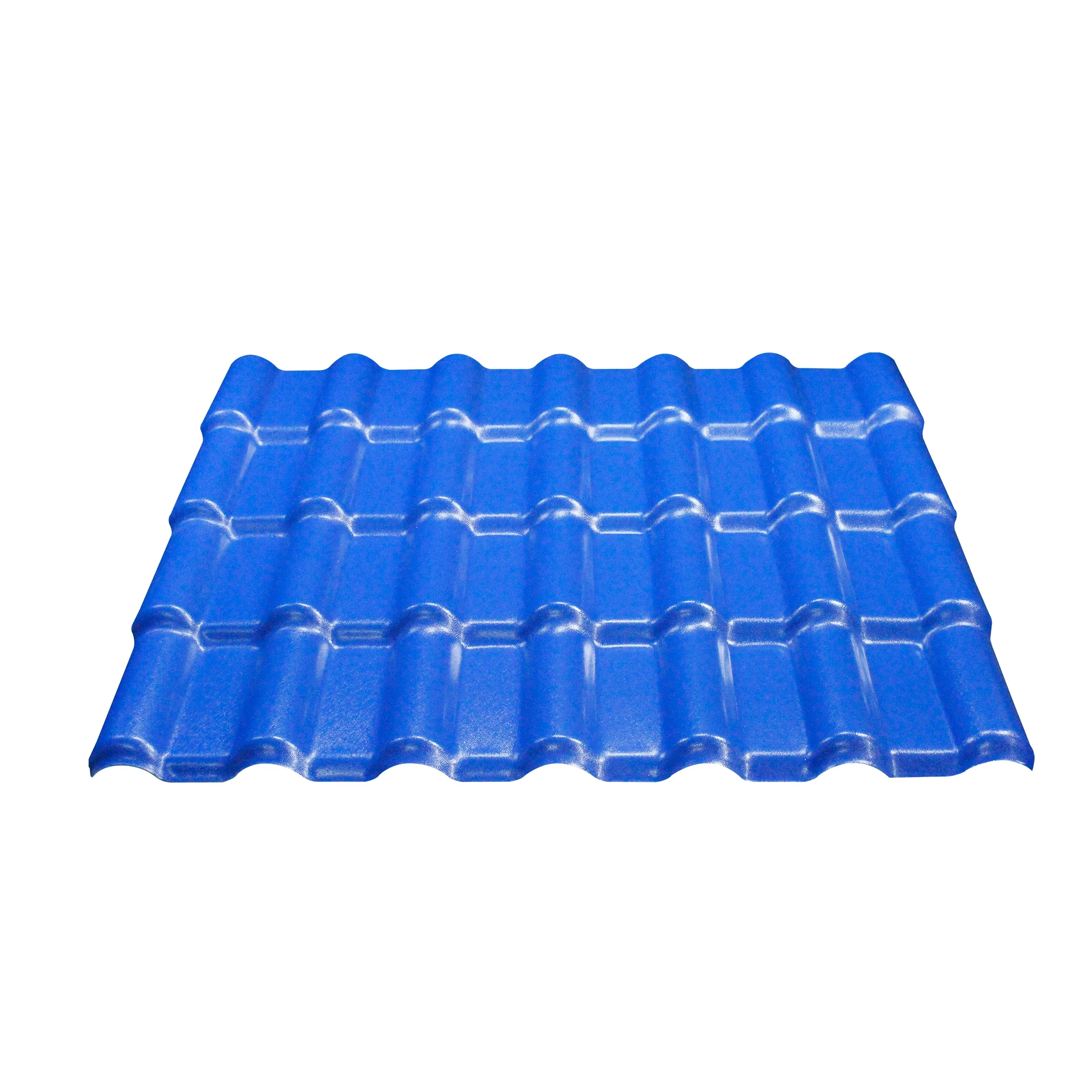 Pvc resin roof tile chinese economic asa pvc plastic roof tile for house teja pvc modern house design